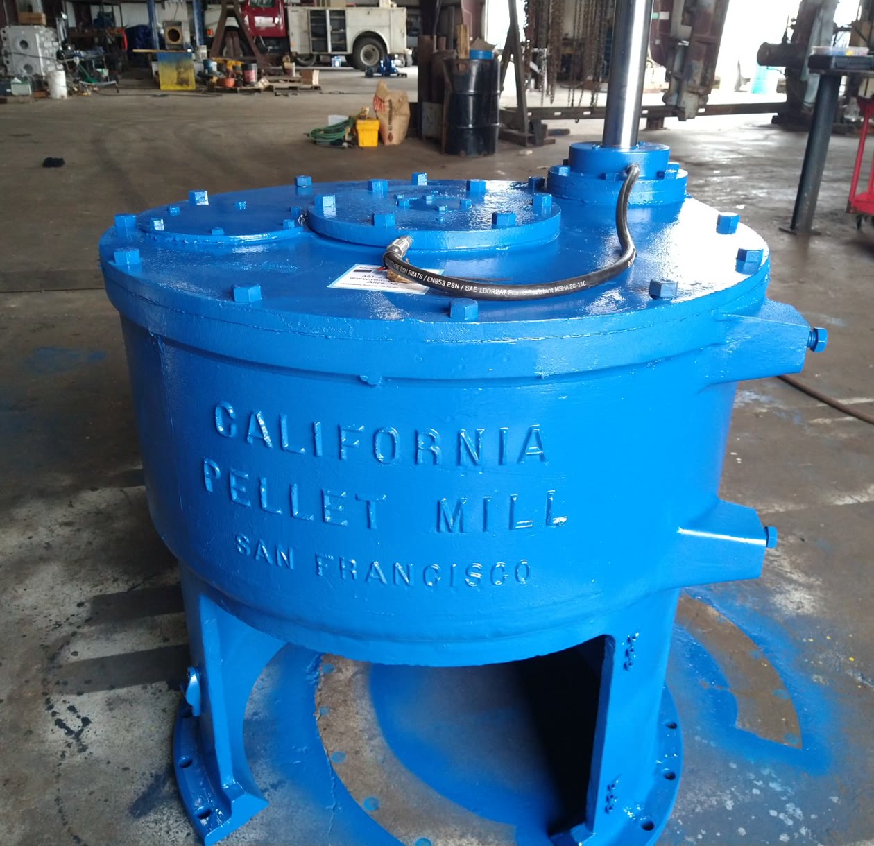 Refurbished California Pellet Mill gearbox at Ram-Gear