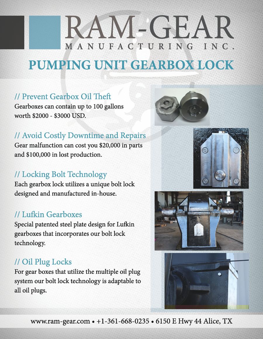 Pumping Unit Gearbox Lock